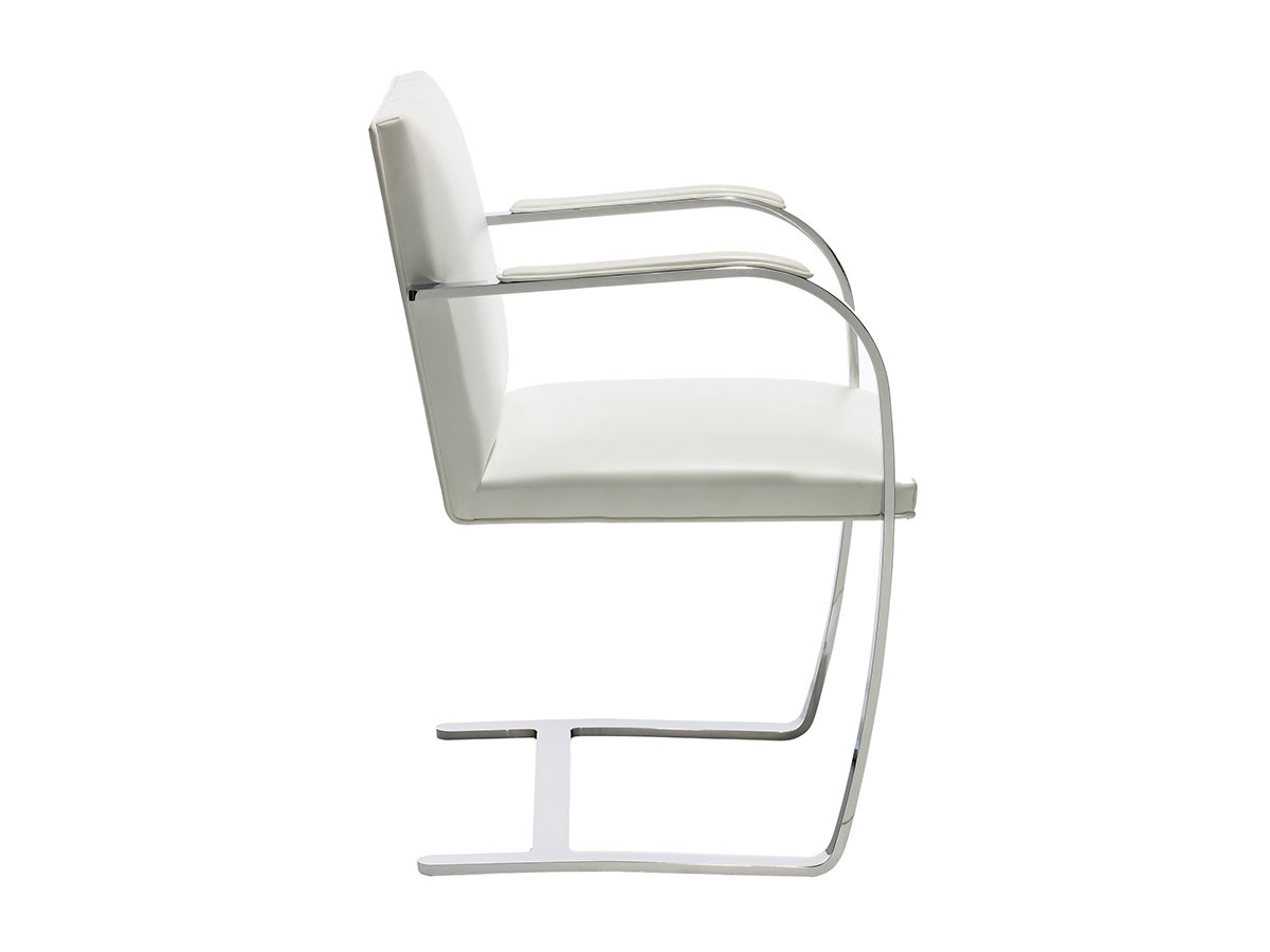 Knoll Mies van der Rohe Collection
Brno Arm Chair Flat Bar / ノル ミース ファン デル ローエ コレクション
ブルーノ アームチェア フラットバー（アームパッド付） （チェア・椅子 > ダイニングチェア） 11
