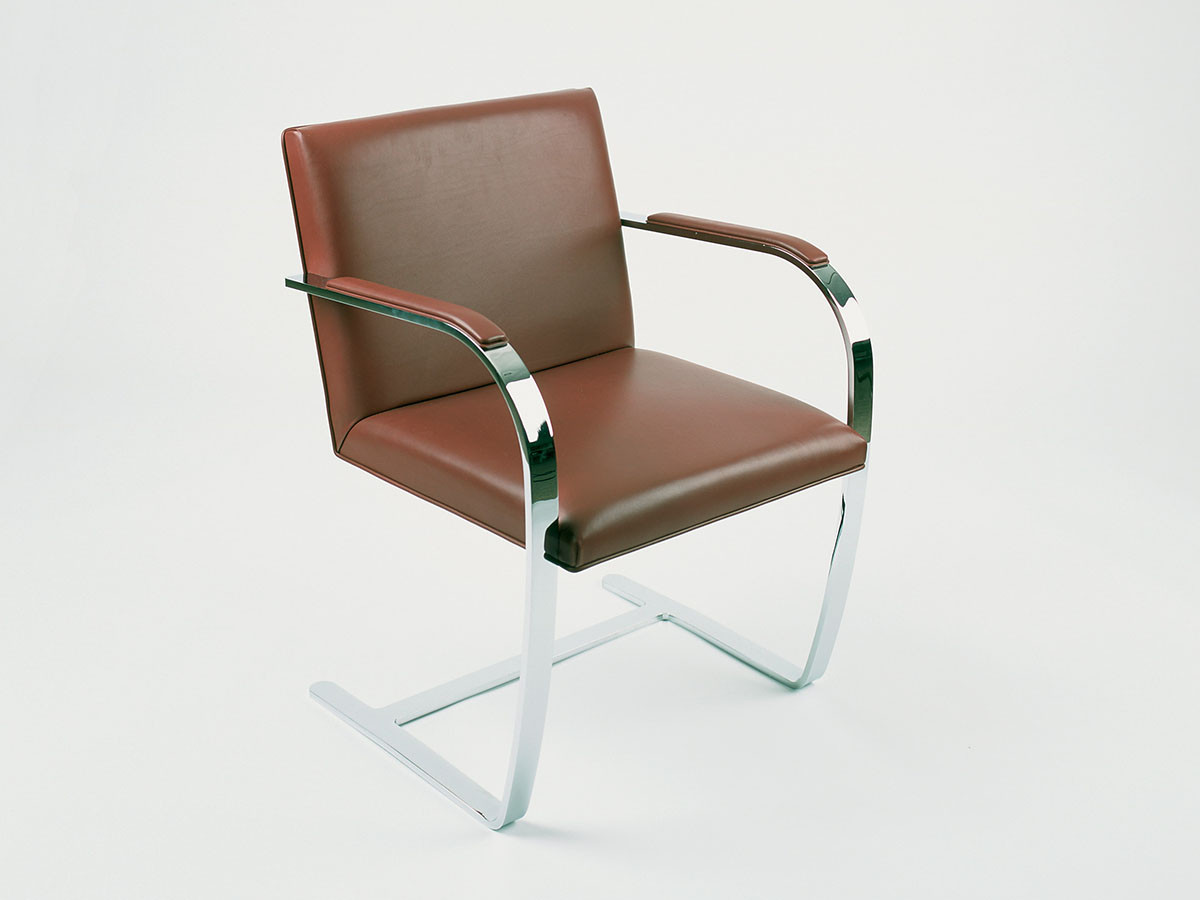 Knoll Mies van der Rohe Collection
Brno Arm Chair Flat Bar / ノル ミース ファン デル ローエ コレクション
ブルーノ アームチェア フラットバー（アームパッド付） （チェア・椅子 > ダイニングチェア） 8