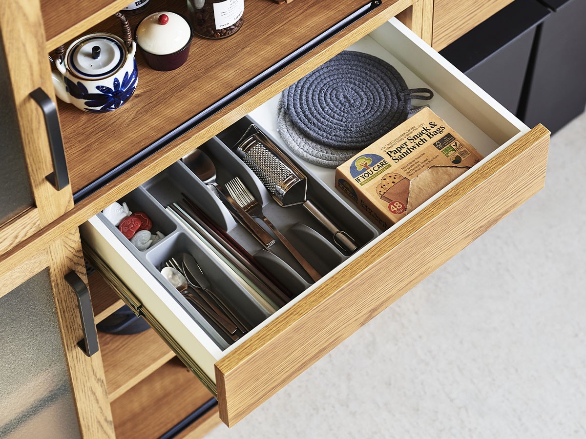 Easy Life REVERSE DINING BOARD / イージーライフ リバース ダイニングボード ダスト 幅60cm （キッチン収納・食器棚 > キッチンボード・カップボード・レンジ台） 20