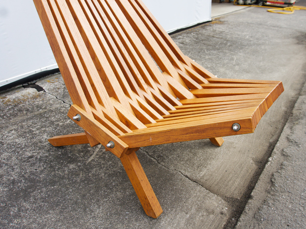 RE : Store Fixture UNITED ARROWS LTD. Solid Wood Folding Chair / リ ストア  フィクスチャー ユナイテッドアローズ ソリッドウッド フォールディングチェア - インテリア・家具通販【FLYMEe】