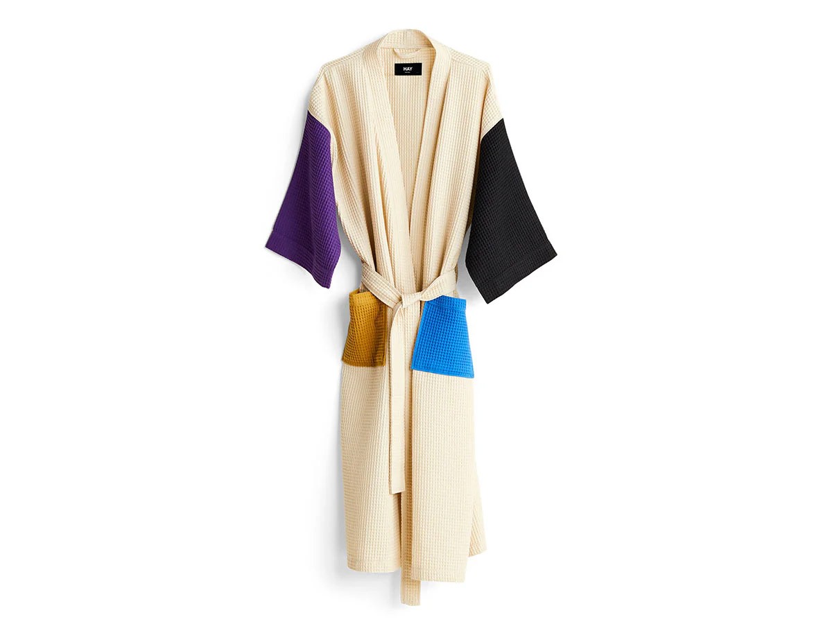 HAY WAFFLE BATHROBE / ヘイ ワッフル バスローブ（クリームマルチ） （インテリア雑貨 > バスルーム用品・クリーニング） 1