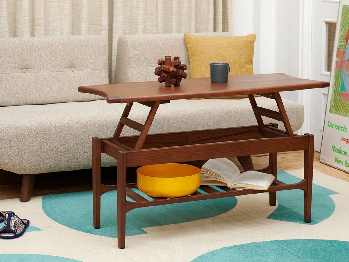 JOURNAL STANDARD FURNITURE ALVESTA LIFTING TABLE / ジャーナルスタンダードファニチャー アルベスタ リフティングテーブル （テーブル > ローテーブル・リビングテーブル・座卓） 4