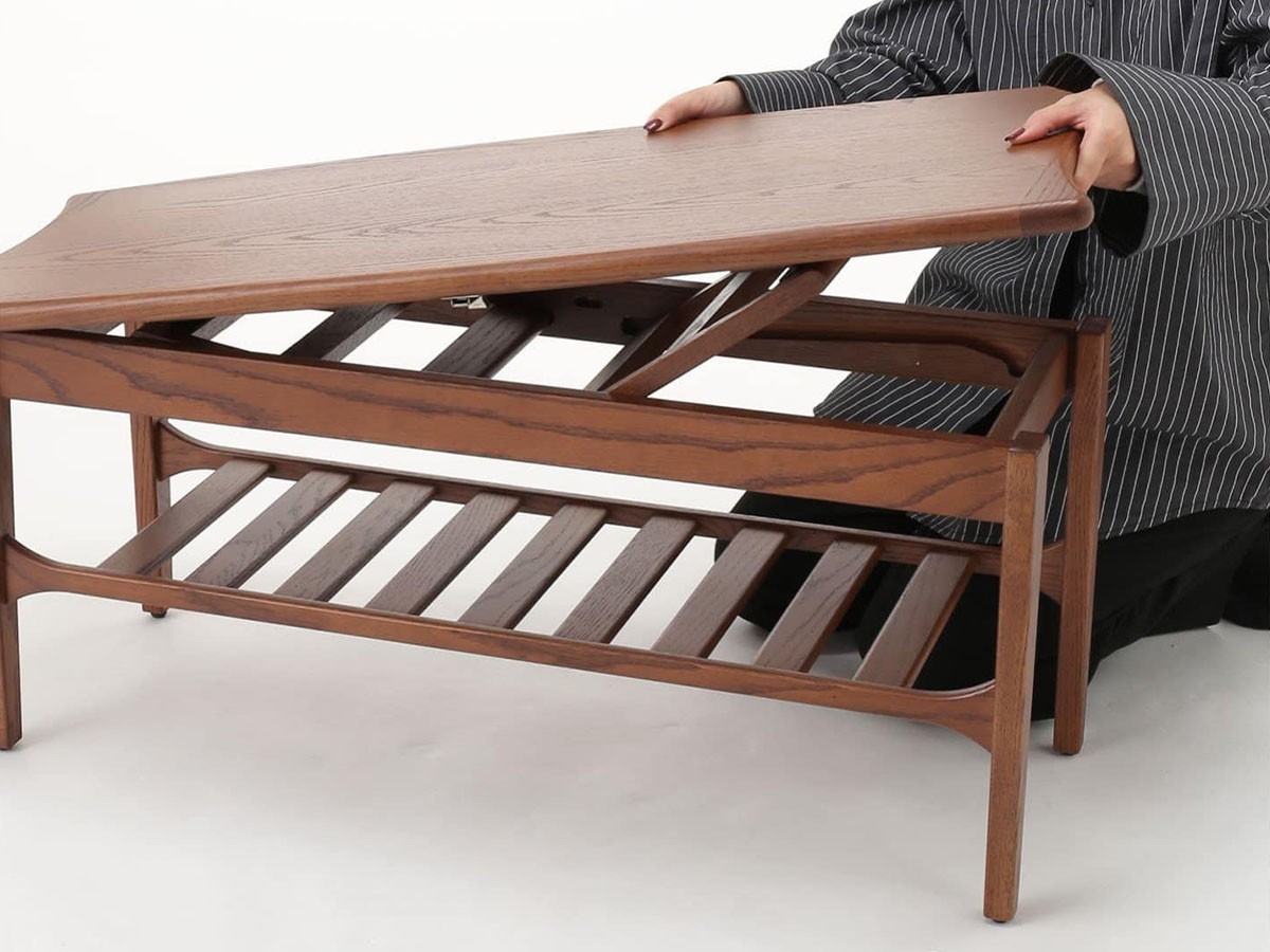 JOURNAL STANDARD FURNITURE ALVESTA LIFTING TABLE / ジャーナルスタンダードファニチャー アルベスタ リフティングテーブル （テーブル > ローテーブル・リビングテーブル・座卓） 8