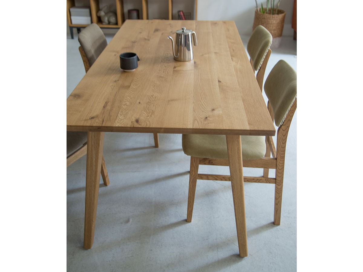 Easy Life MEATH DINING TABLE / イージーライフ ミース ダイニングテーブル
スクエア天板 + No.1脚（木角脚） （テーブル > ダイニングテーブル） 15