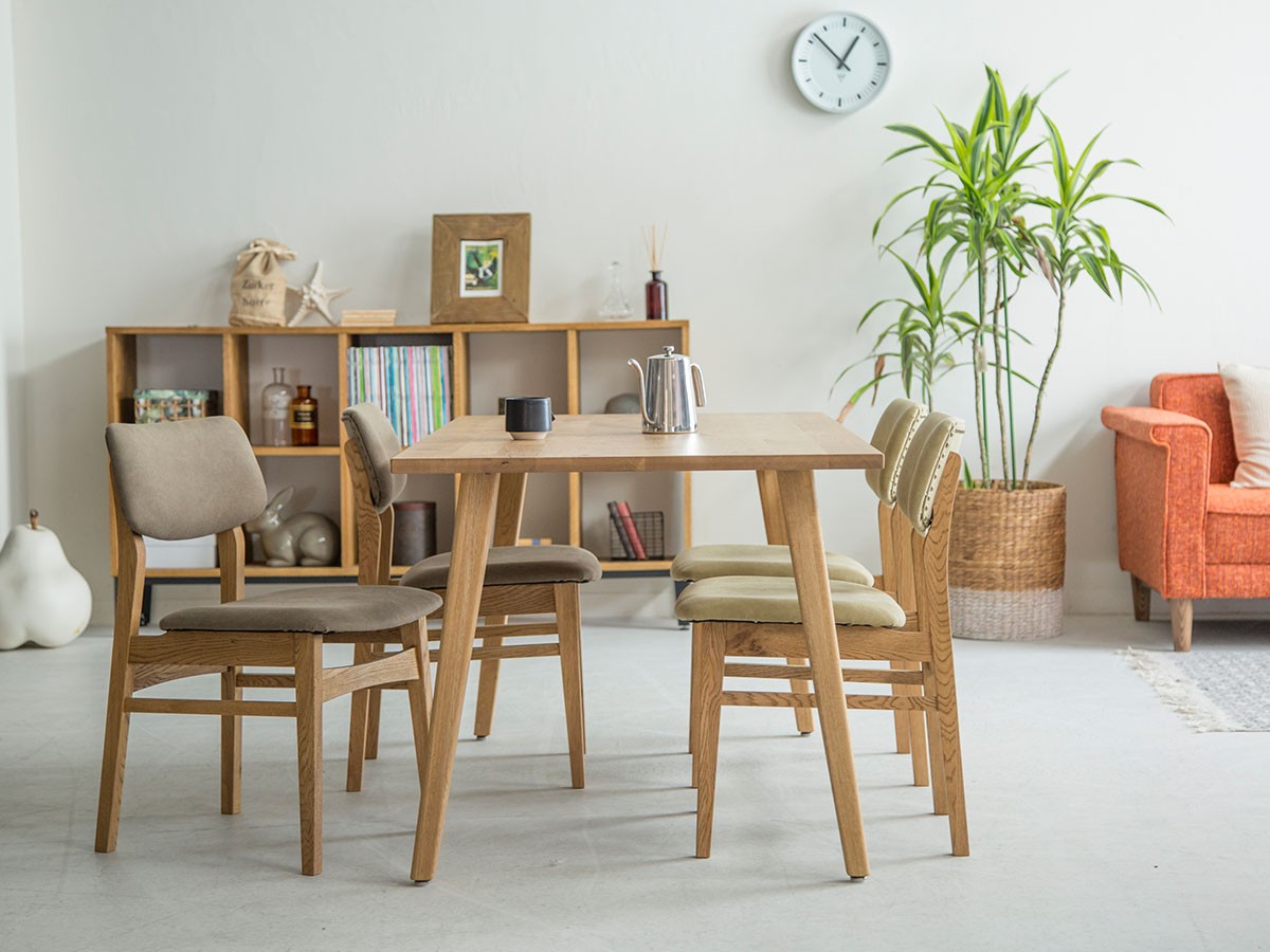 Easy Life MEATH DINING TABLE / イージーライフ ミース ダイニングテーブル
スクエア天板 + No.1脚（木角脚） （テーブル > ダイニングテーブル） 10