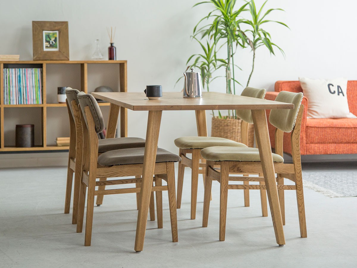 Easy Life MEATH DINING TABLE / イージーライフ ミース ダイニングテーブル
スクエア天板 + No.1脚（木角脚） （テーブル > ダイニングテーブル） 12