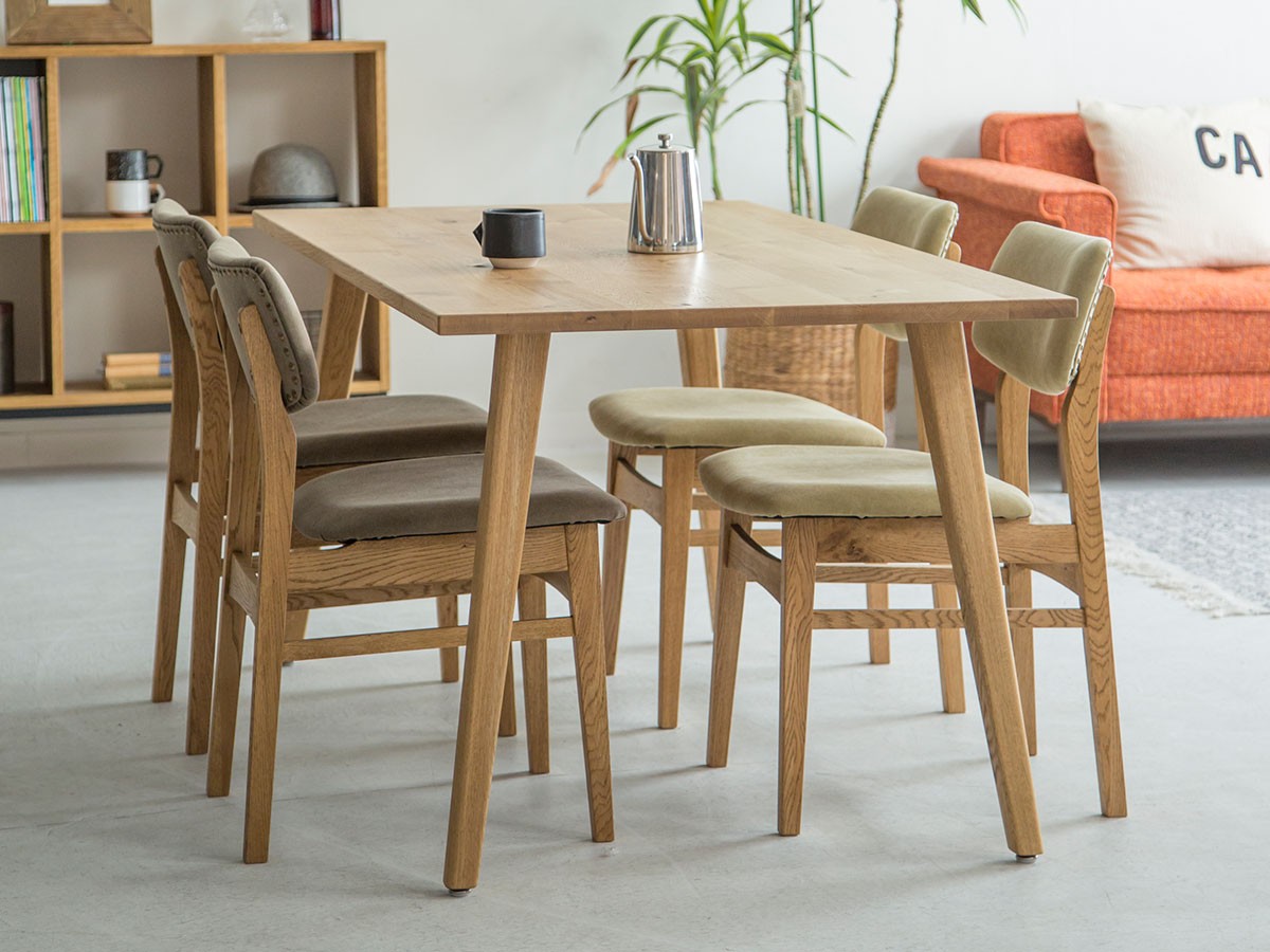 Easy Life MEATH DINING TABLE / イージーライフ ミース ダイニングテーブル
スクエア天板 + No.1脚（木角脚） （テーブル > ダイニングテーブル） 13