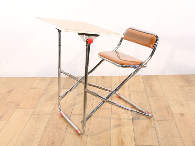 Lloyd's Antiques Real Antique Kids Desk with Chair / ロイズ