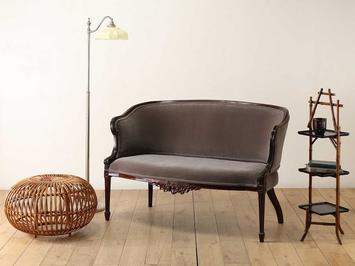 Lloyd's Antiques Real Antique 
Edwardian Settee / ロイズ・アンティークス 英国アンティーク家具
エドウォーディアン セティ QG001061 （ソファ > 二人掛けソファ） 2