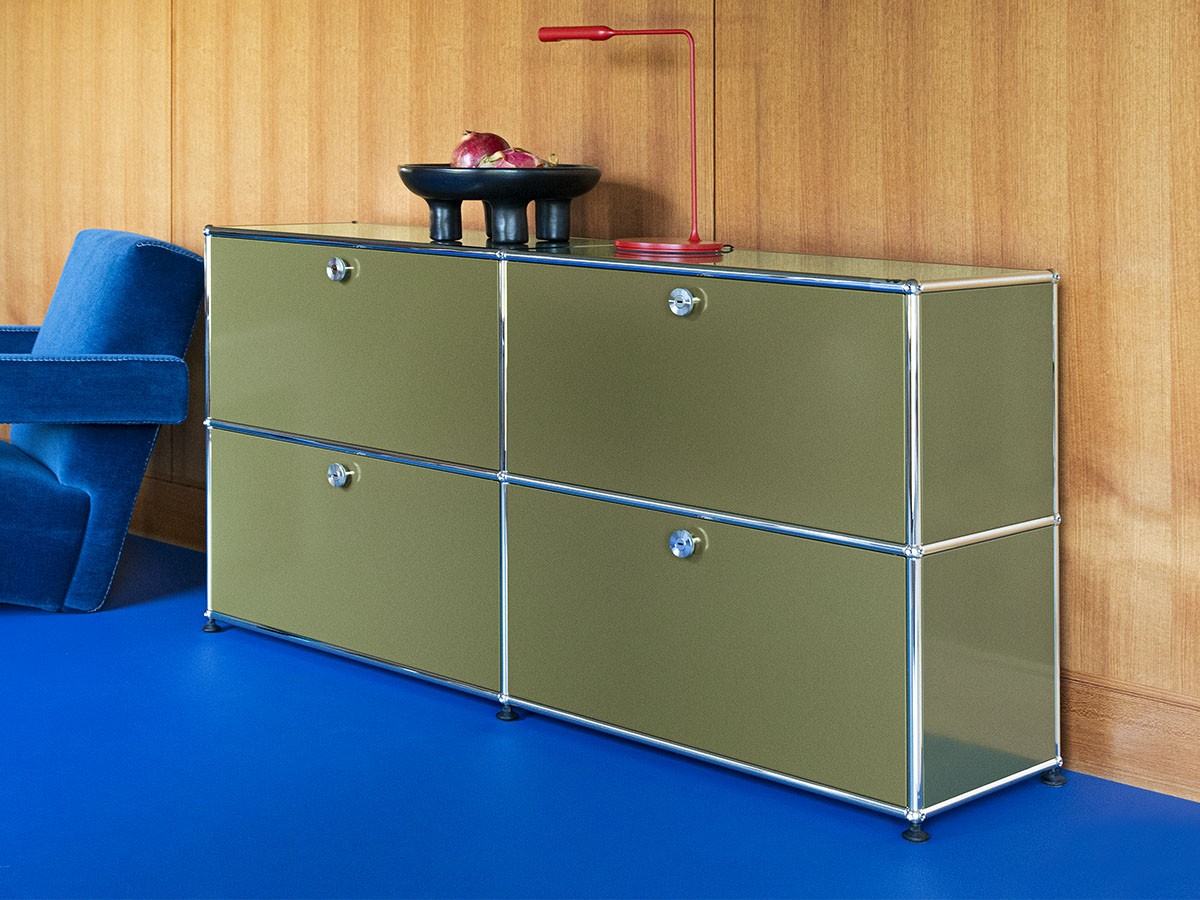 USM USM Haller
Sideboard / ユーエスエム USMハラー サイドボード
W / D / H：1523 / 373 / 740mm
ドロップダウンドア × 4 （収納家具 > サイドボード・リビングボード） 35