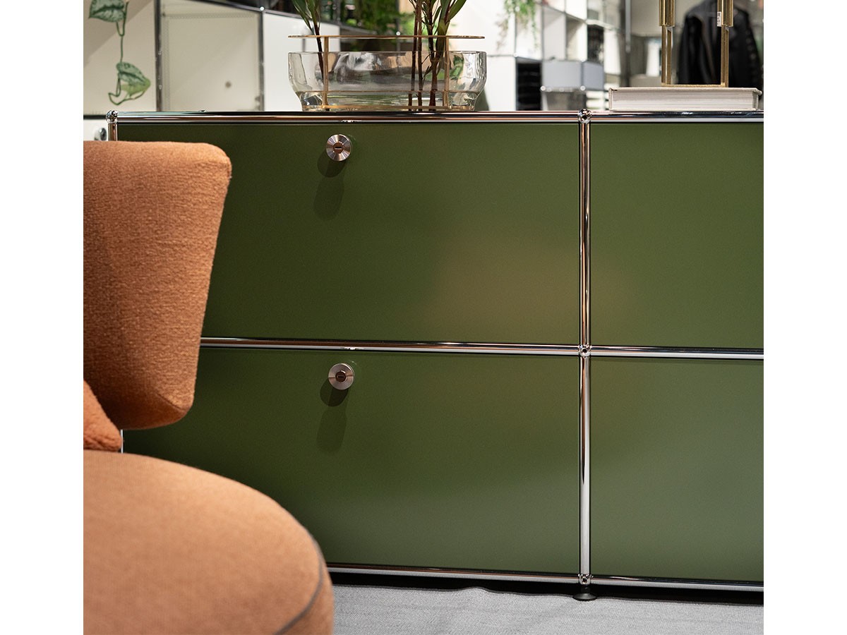 USM USM Haller
Sideboard / ユーエスエム USMハラー サイドボード
W / D / H：1523 / 373 / 740mm
ドロップダウンドア × 4 （収納家具 > サイドボード・リビングボード） 45