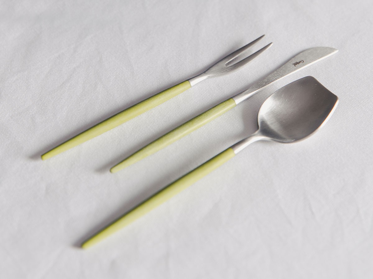 Cutipol WAGASHI Cutlery Set
MATCHA / クチポール 和菓子専用カトラリー 3本セット（抹茶） （食器・テーブルウェア > カトラリー） 3