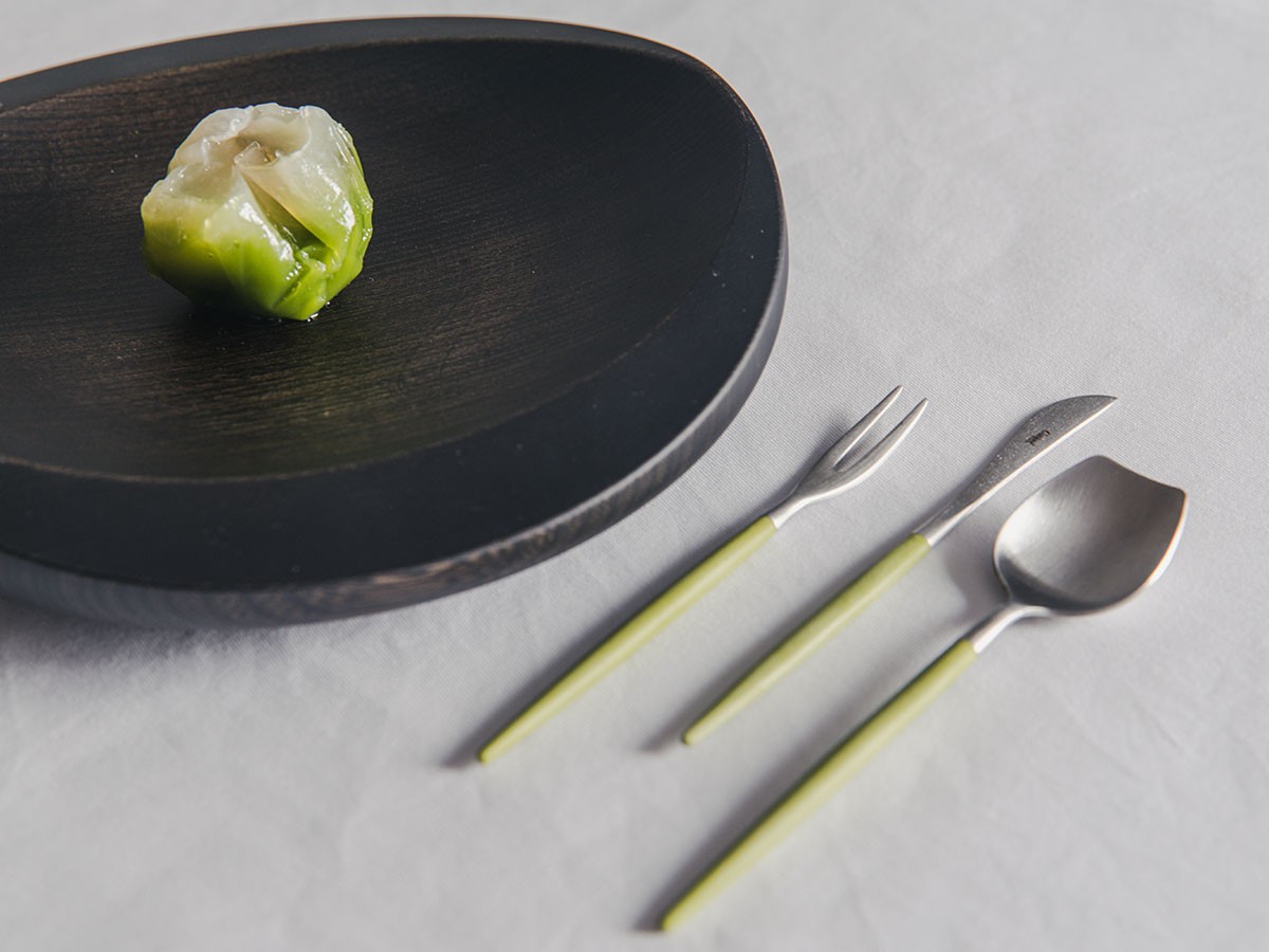 Cutipol WAGASHI Cutlery Set
MATCHA / クチポール 和菓子専用カトラリー 3本セット（抹茶） （食器・テーブルウェア > カトラリー） 2