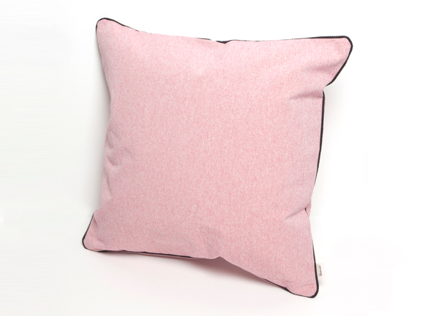 le mum canvas plain cushion cover braid SQ / ルムーム キャンバス プレーン クッションカバー ブレード SQ（ピンク × チョコレート） （クッション > クッション・クッションカバー） 3