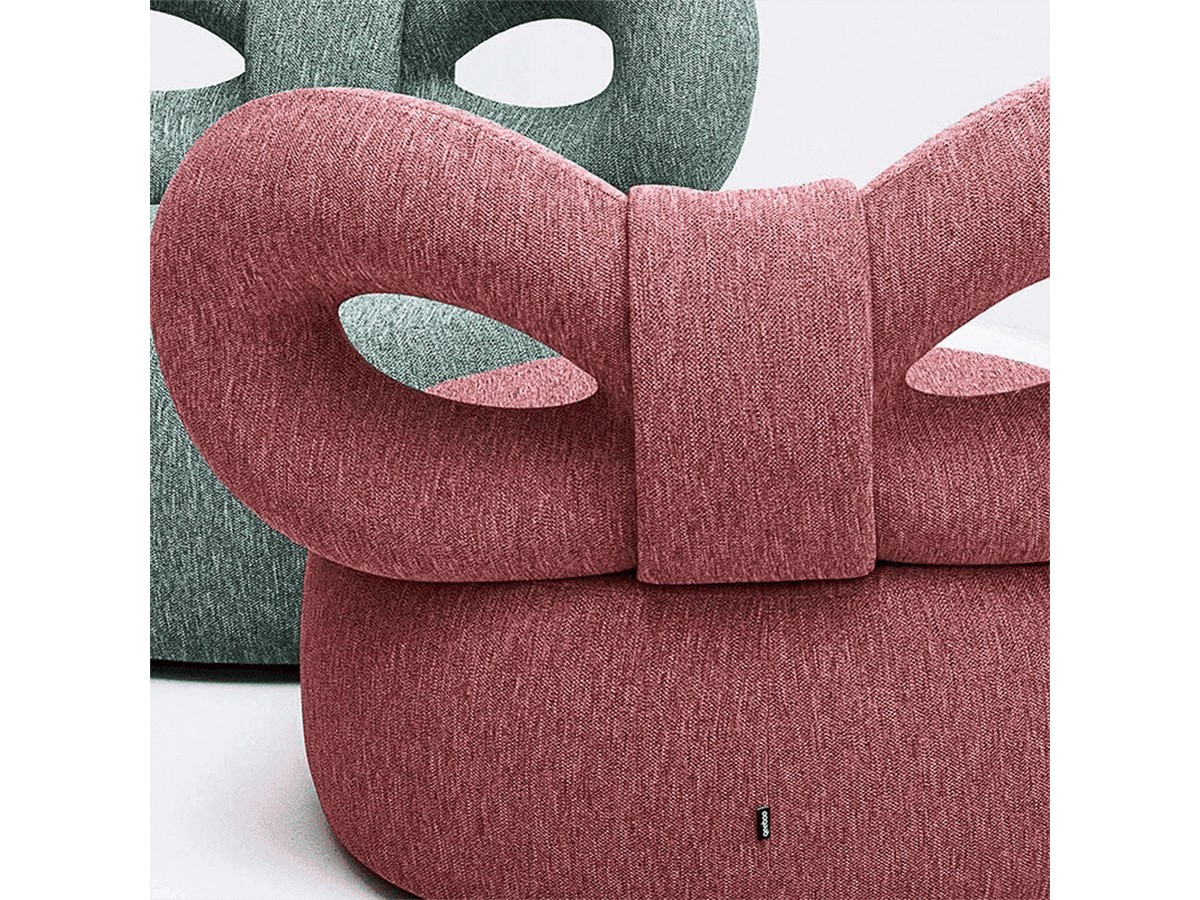 Qeeboo Ribbon Armchair C / キーブー リボンアームチェア C （チェア・椅子 > ラウンジチェア） 6