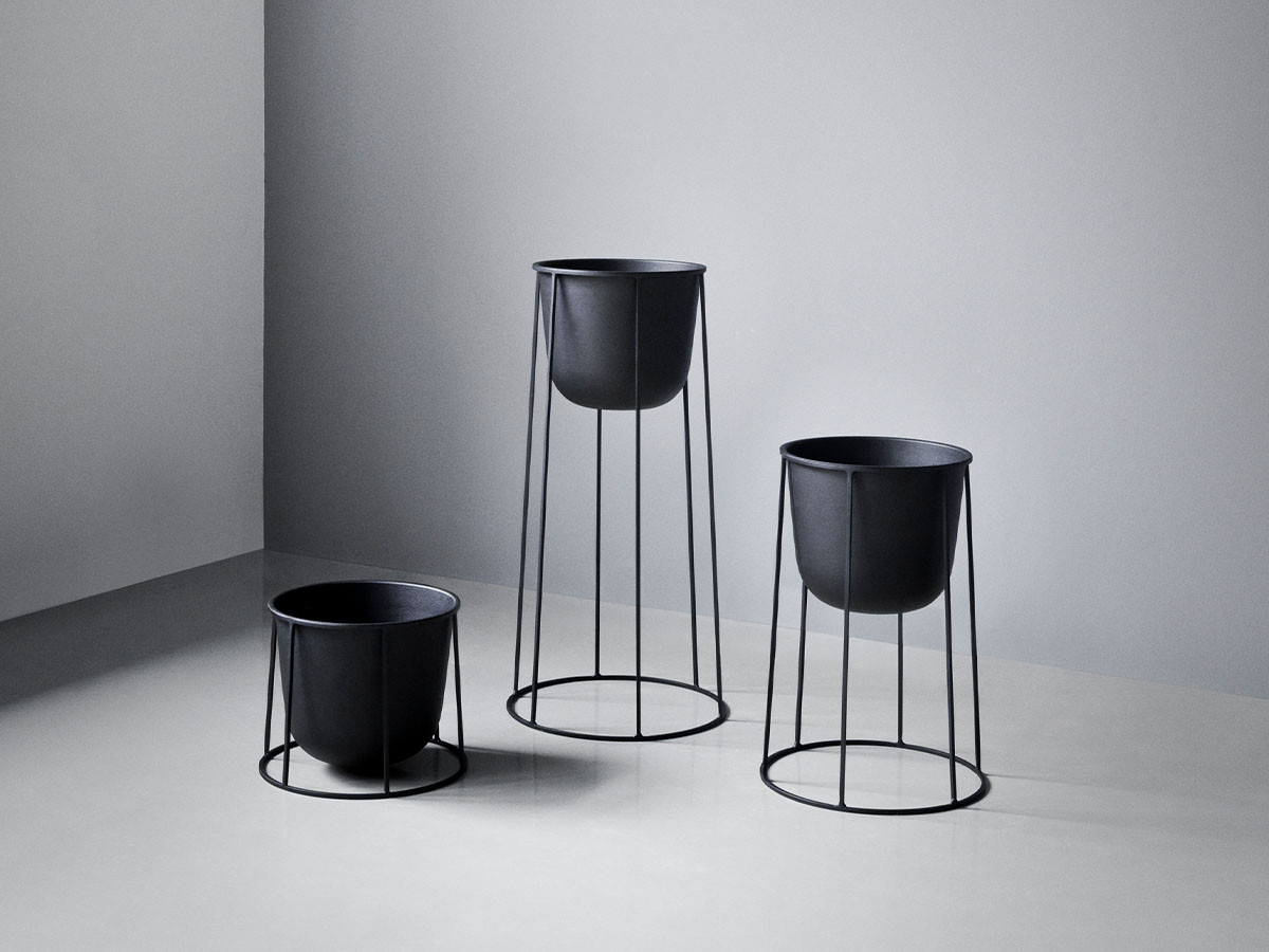 Audo Copenhagen Wire Vase + Wire Pot / オドー コペンハーゲン ワイヤーベース + ワイヤーポット （花器・プランター・グリーン > 鉢・プランター） 3
