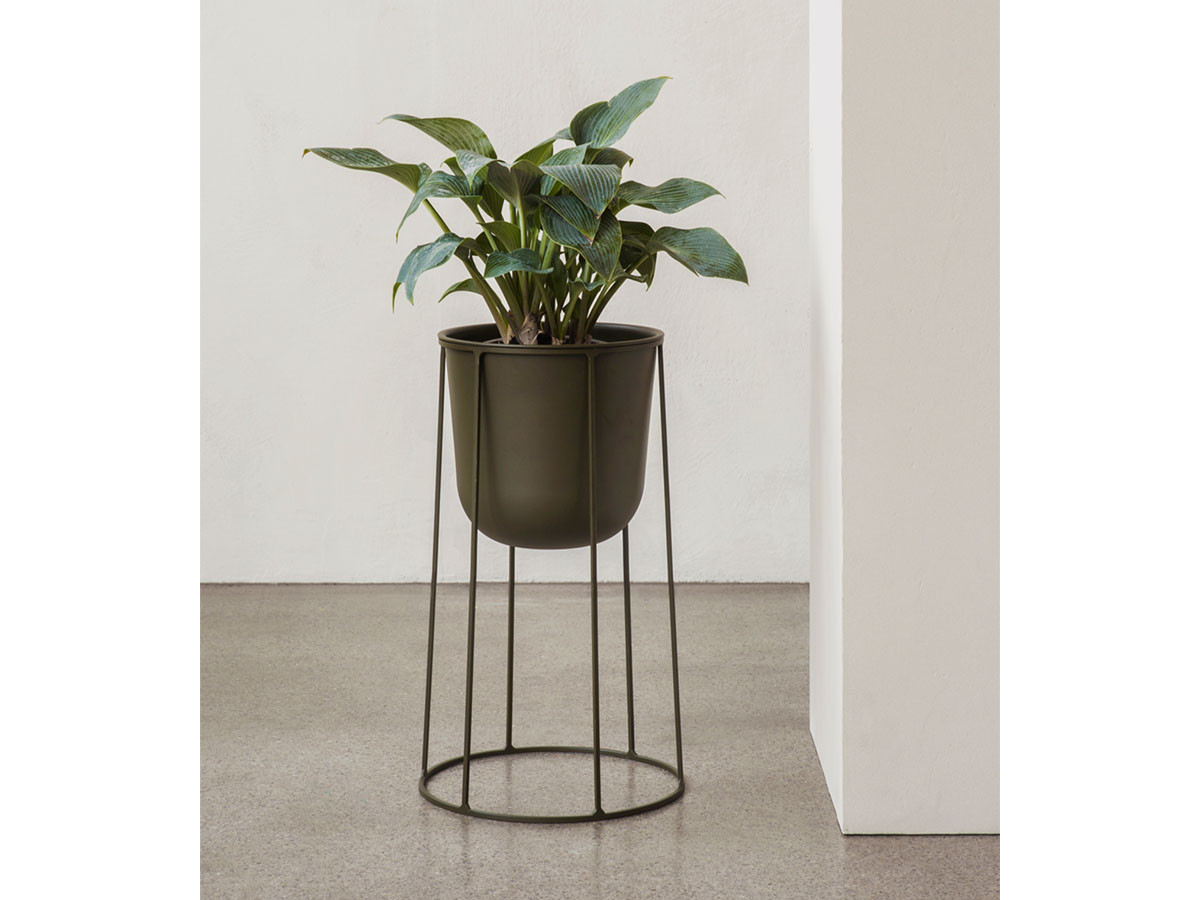 Audo Copenhagen Wire Vase + Wire Pot / オドー コペンハーゲン ワイヤーベース + ワイヤーポット （花器・プランター・グリーン > 鉢・プランター） 11