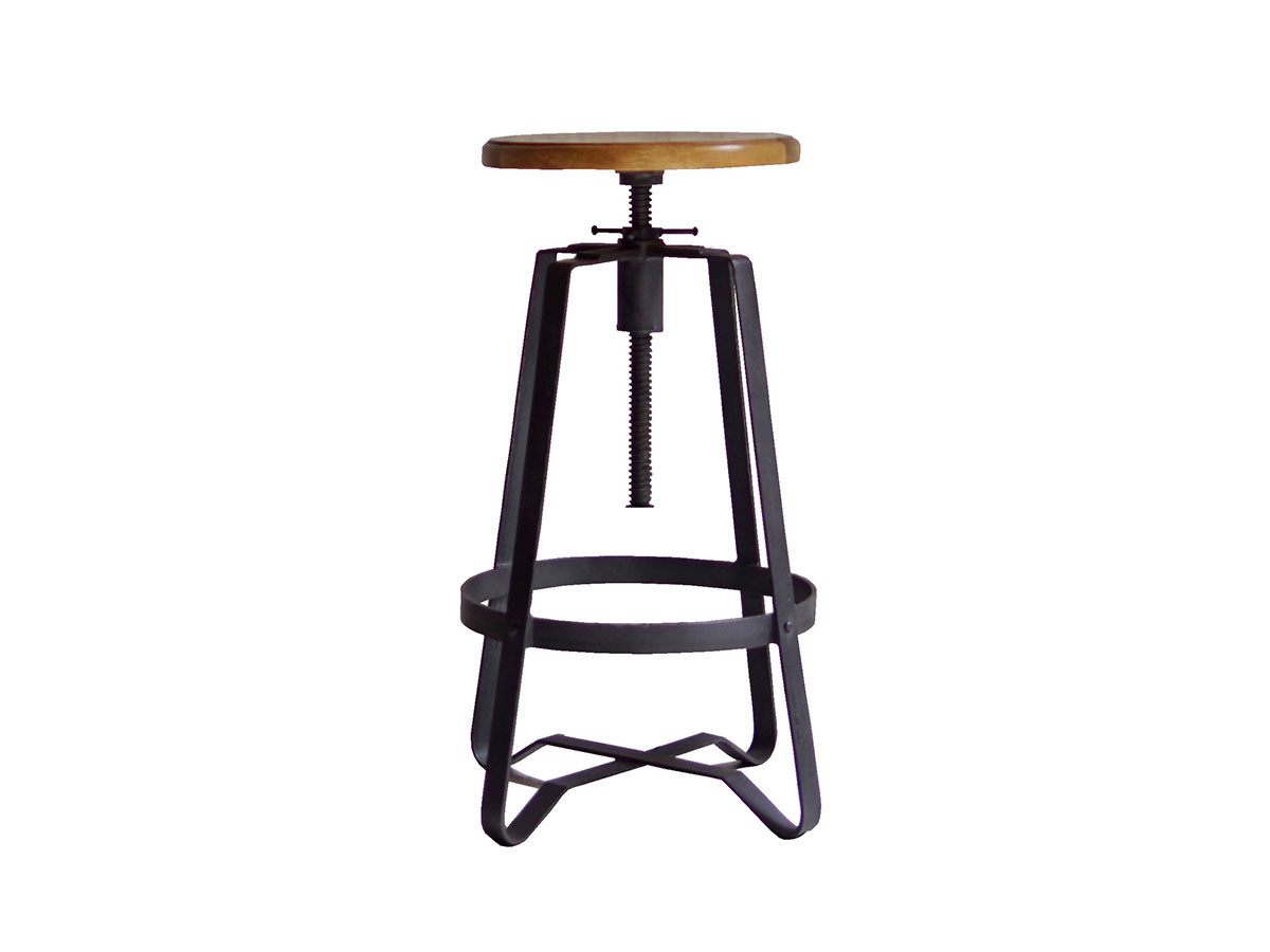 LIFE FURNITURE GR IRON HIGH STOOL / ライフファニチャー GR アイアン ハイスツール （チェア・椅子 > カウンターチェア・バーチェア） 1