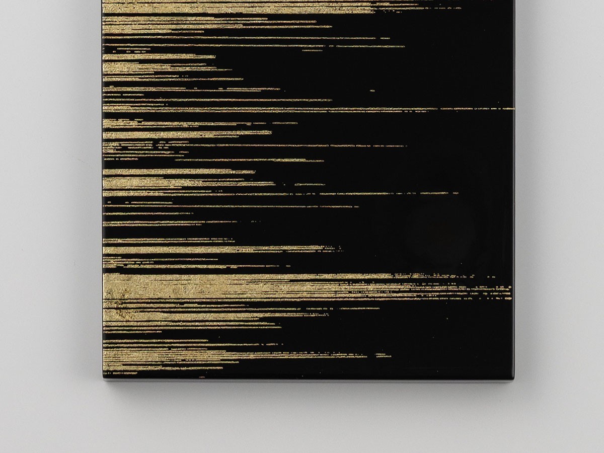 箔一 アートパネル 櫛引 黒 / はくいち アートパネル 櫛引 黒 S （アート・オブジェ > ウォールアート・アートパネル） 8