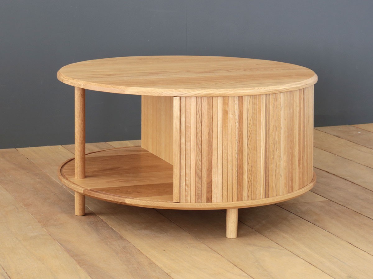 AKI＋ JYABARA Round Table / アキ プラス ジャバラ ラウンドテーブル 直径84cm （テーブル > ローテーブル・リビングテーブル・座卓） 4