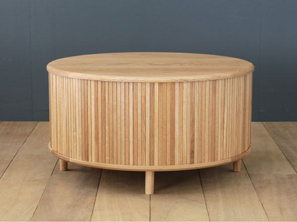 AKI＋ JYABARA Round Table / アキ プラス ジャバラ ラウンドテーブル 直径84cm （テーブル > ローテーブル・リビングテーブル・座卓） 3