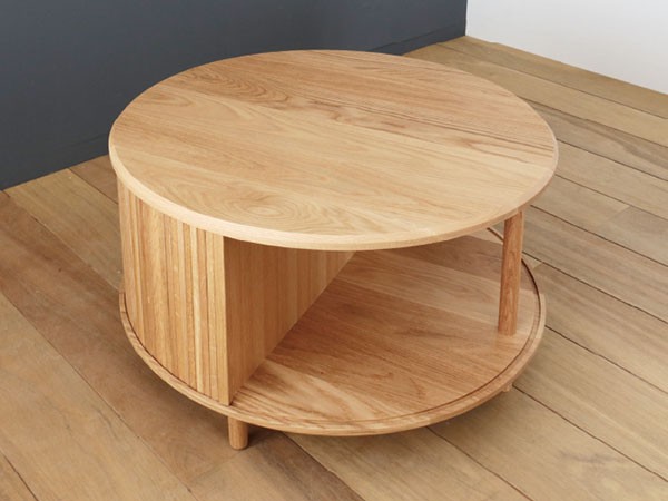 AKI＋ JYABARA Round Table / アキ プラス ジャバラ ラウンドテーブル 直径84cm （テーブル > ローテーブル・リビングテーブル・座卓） 7