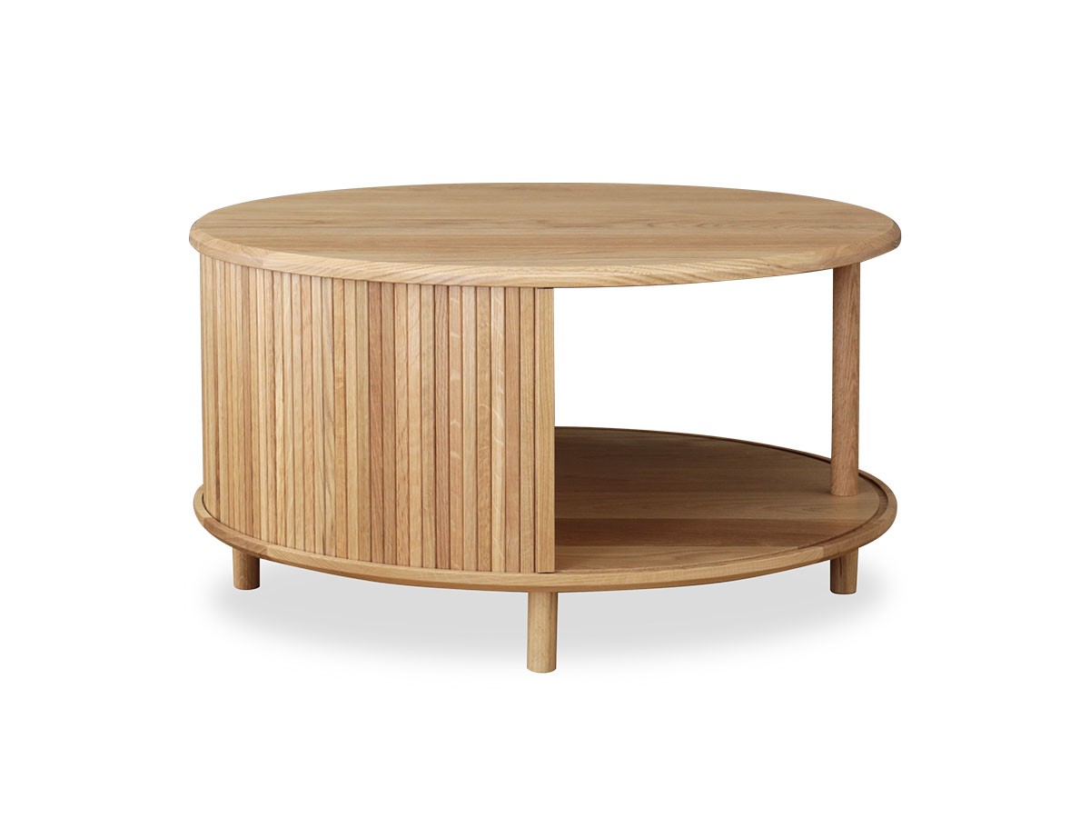 AKI＋ JYABARA Round Table / アキ プラス ジャバラ ラウンドテーブル 直径84cm （テーブル > ローテーブル・リビングテーブル・座卓） 1