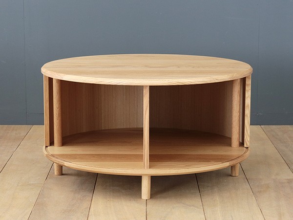 AKI＋ JYABARA Round Table / アキ プラス ジャバラ ラウンドテーブル 直径84cm （テーブル > ローテーブル・リビングテーブル・座卓） 6