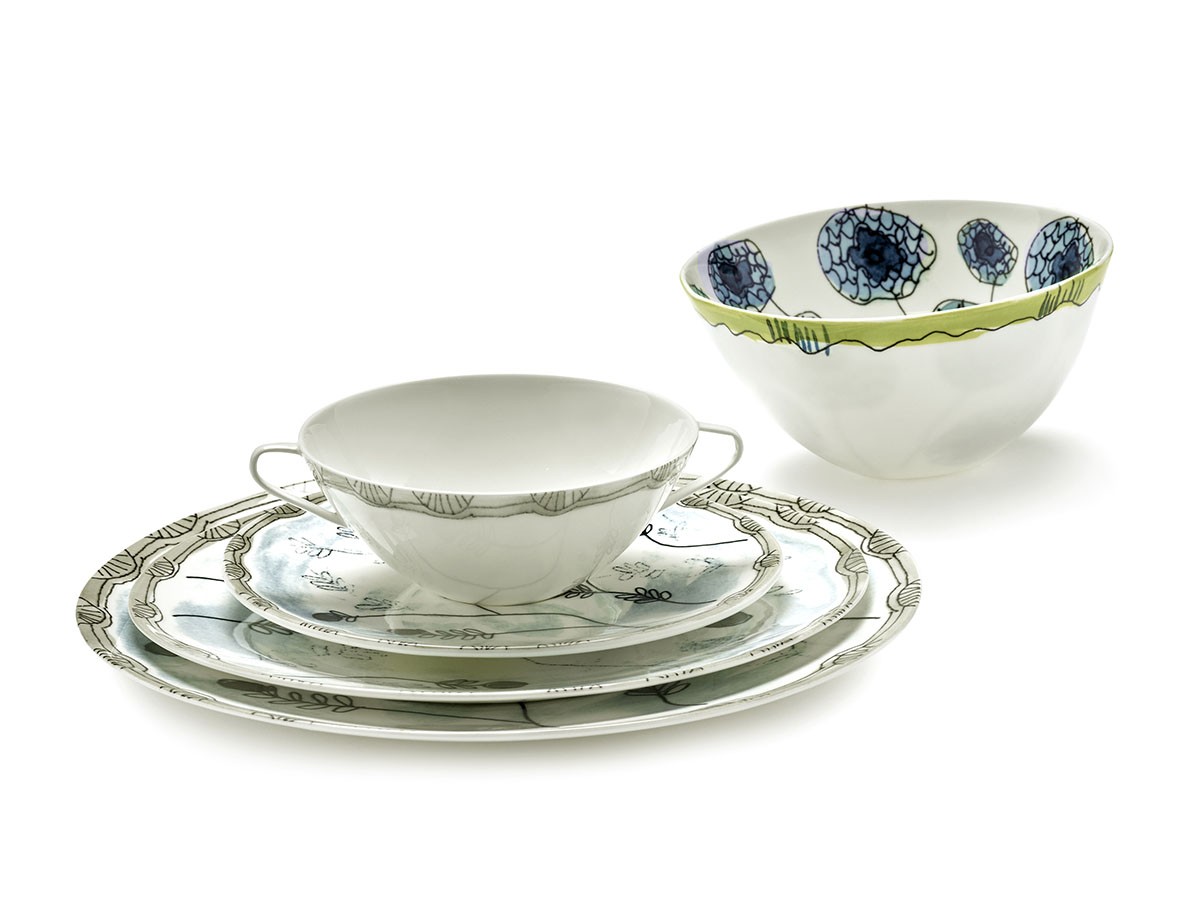 MIDNIGHT FLOWERS by MARNI
Breakfast Plate Mirtillo Tea / ミッドナイトフラワーズ バイ マルニ
ブレックファーストプレート ミルティッロティー 20cm （食器・テーブルウェア > 皿・プレート） 19