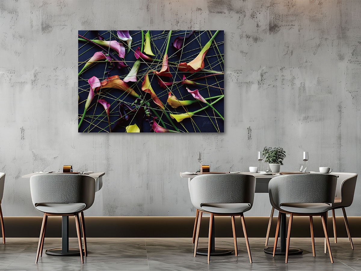 YOKO Takeuchi Geometric Scrumble Calla / ヨウコ タケウチ ジオメトリック スクランブルカラー レクタングルL （アート・オブジェ > フォトパネル・フォトアート） 2