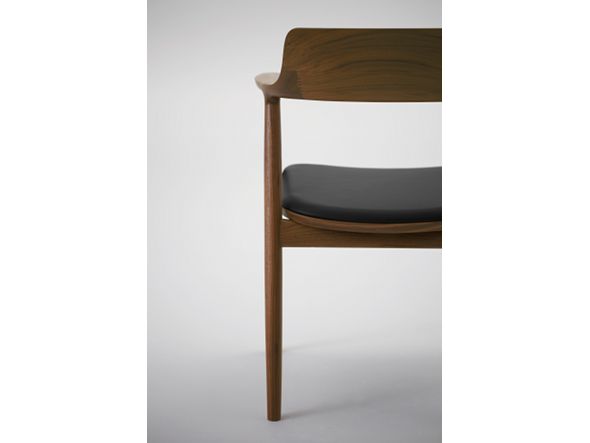 HIROSHIMA Arm Chair / ヒロシマ アームチェア 張座（ウォルナット） （チェア・椅子 > ダイニングチェア） 6
