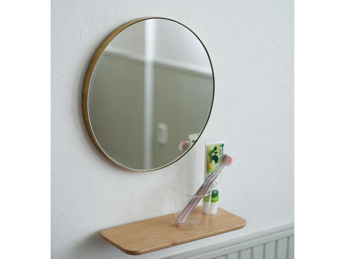 Brass Round Mirror / ブラス ラウンドミラー 320 （ミラー・ドレッサー > 壁掛けミラー・壁掛け鏡） 3