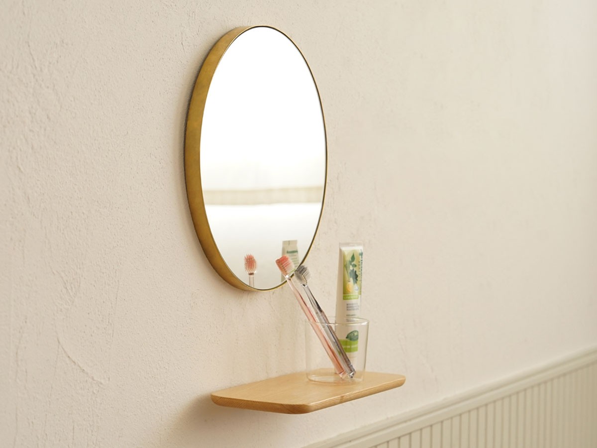 Brass Round Mirror / ブラス ラウンドミラー 320 （ミラー・ドレッサー > 壁掛けミラー・壁掛け鏡） 5