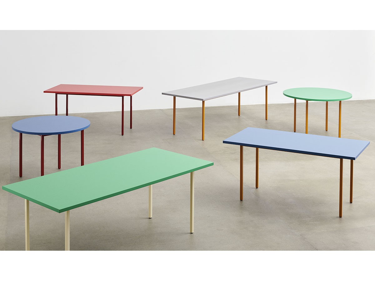 HAY TWO-COLOUR TABLE / ヘイ ツーカラー テーブル 直径120cm（グリーンミント / オークル） （テーブル > カフェテーブル） 5