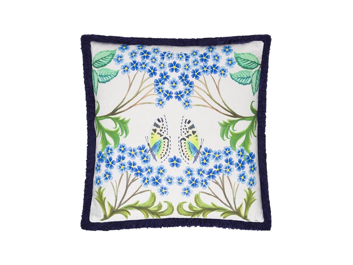 DESIGNERS GUILD Eleonora Embroidered Cushion / デザイナーズギルド エレオノラ エンブロイダード クッション 55 × 55cm （クッション > クッション・クッションカバー） 13