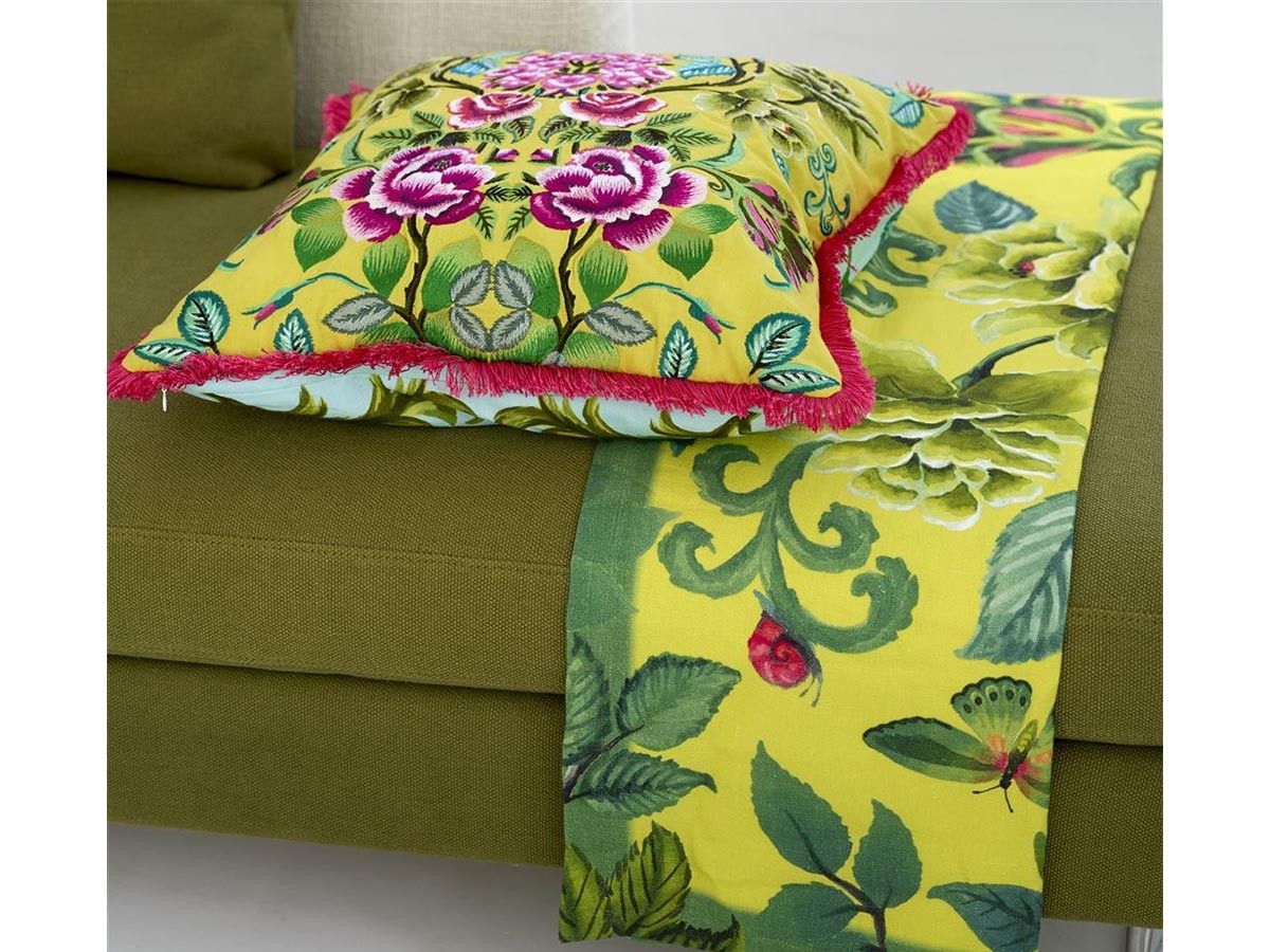 DESIGNERS GUILD Eleonora Embroidered Cushion / デザイナーズギルド エレオノラ エンブロイダード クッション 55 × 55cm （クッション > クッション・クッションカバー） 11