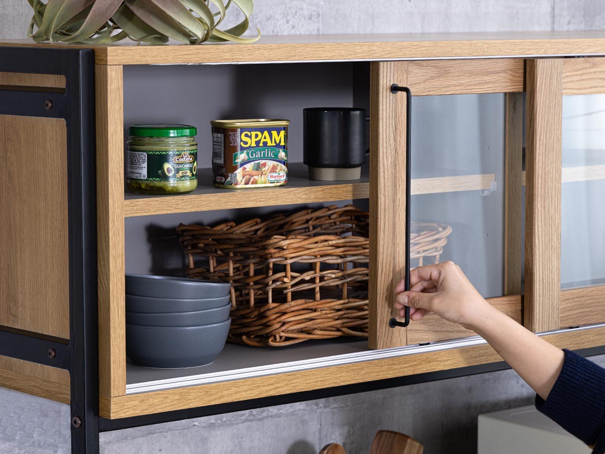 RITTER OPEN DININGBOARD / リッター オープンダイニングボード 幅124cm （キッチン収納・食器棚 > キッチンボード・カップボード・レンジ台） 12