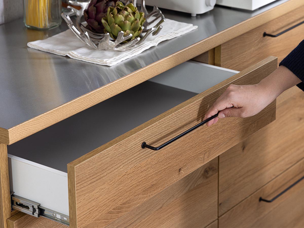 RITTER OPEN DININGBOARD / リッター オープンダイニングボード 幅124cm （キッチン収納・食器棚 > キッチンボード・カップボード・レンジ台） 23