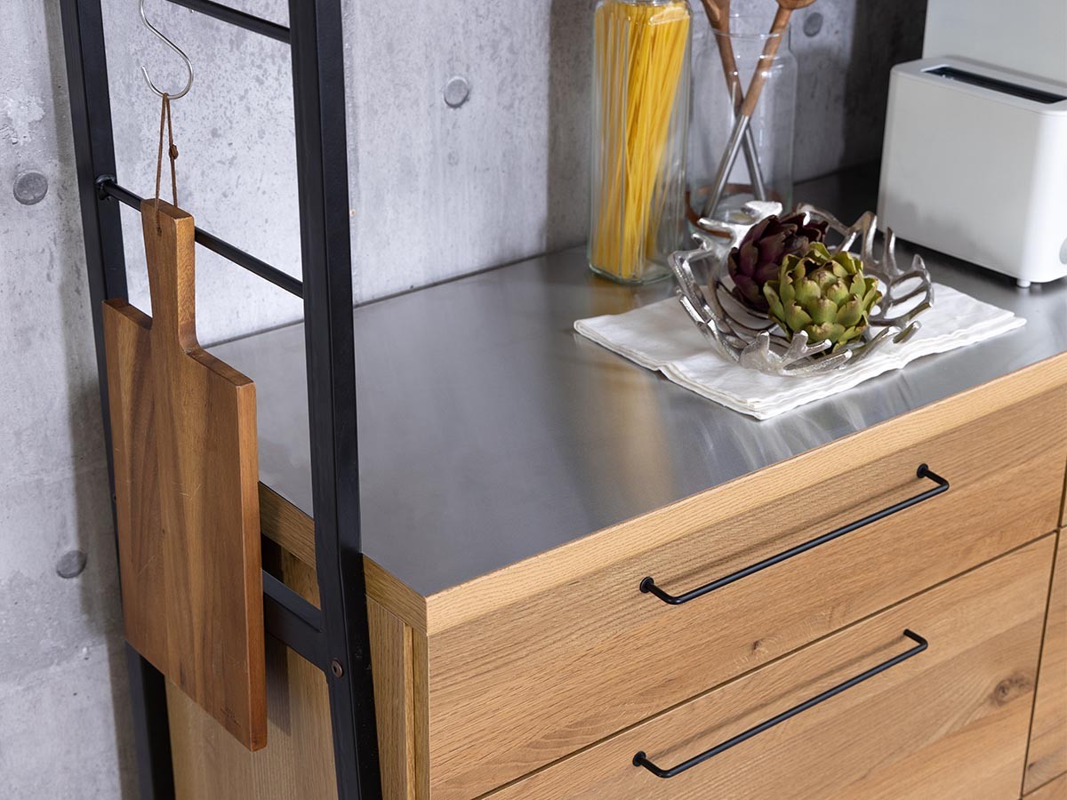 RITTER OPEN DININGBOARD / リッター オープンダイニングボード 幅124cm （キッチン収納・食器棚 > キッチンボード・カップボード・レンジ台） 14
