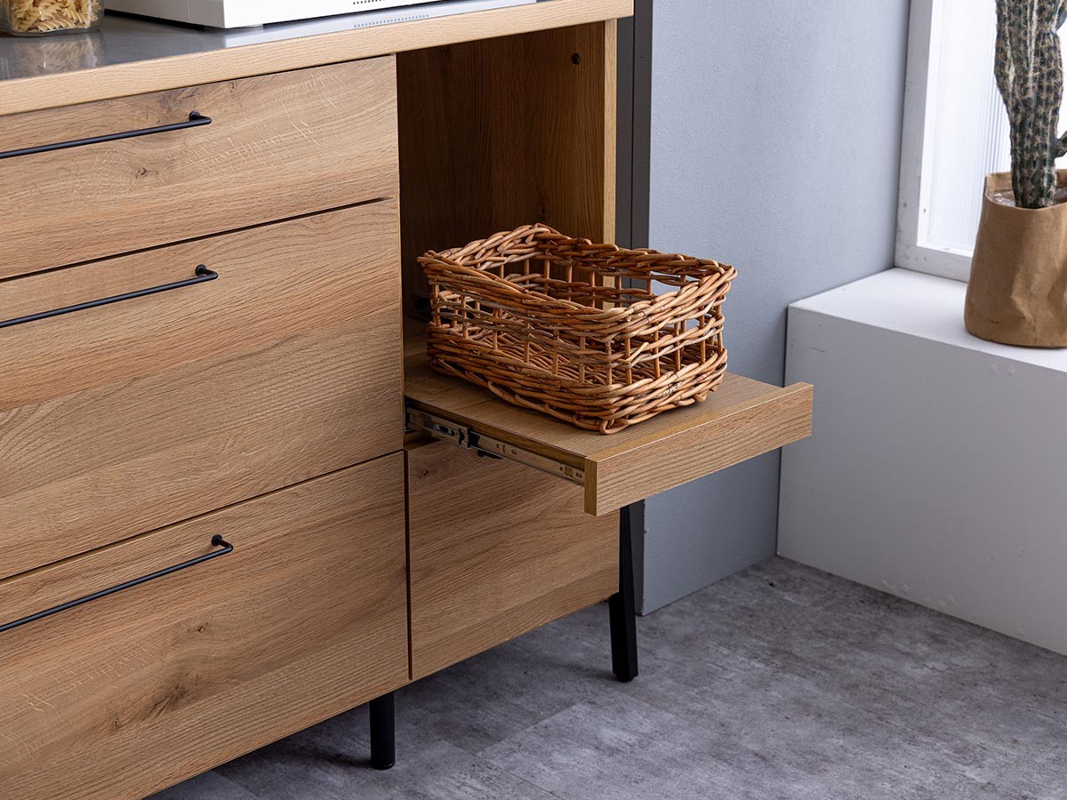RITTER OPEN DININGBOARD / リッター オープンダイニングボード 幅124cm （キッチン収納・食器棚 > キッチンボード・カップボード・レンジ台） 15