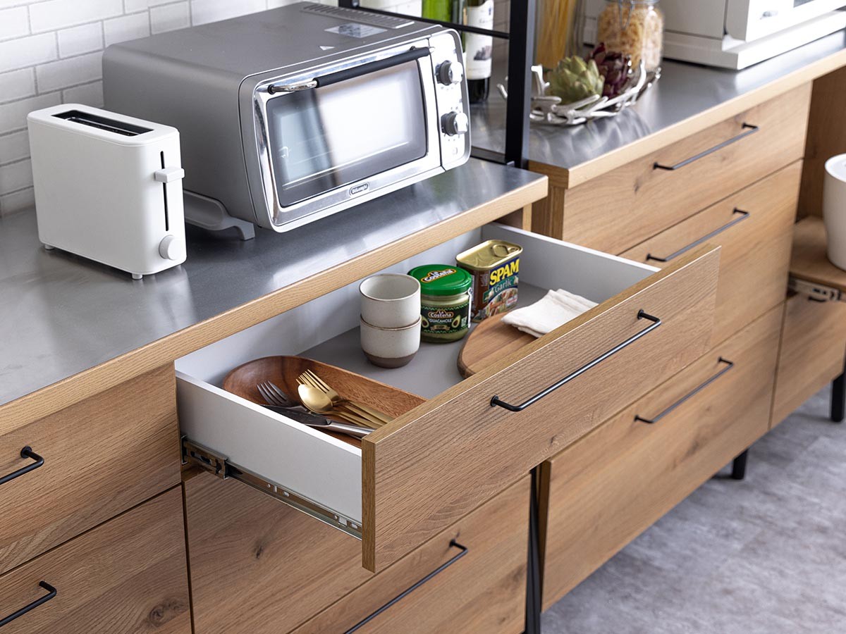 RITTER OPEN DININGBOARD / リッター オープンダイニングボード 幅124cm （キッチン収納・食器棚 > キッチンボード・カップボード・レンジ台） 22