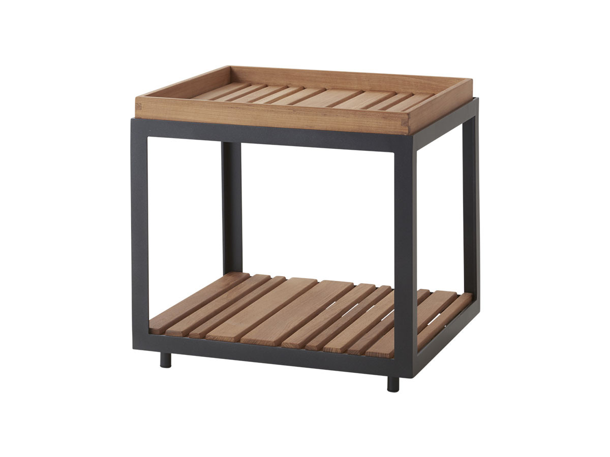 Cane-line Level Side Table Teak / ケインライン レベル サイドテーブル チーク （ガーデンファニチャー・屋外家具 > ガーデンテーブル・アウトドアテーブル） 1