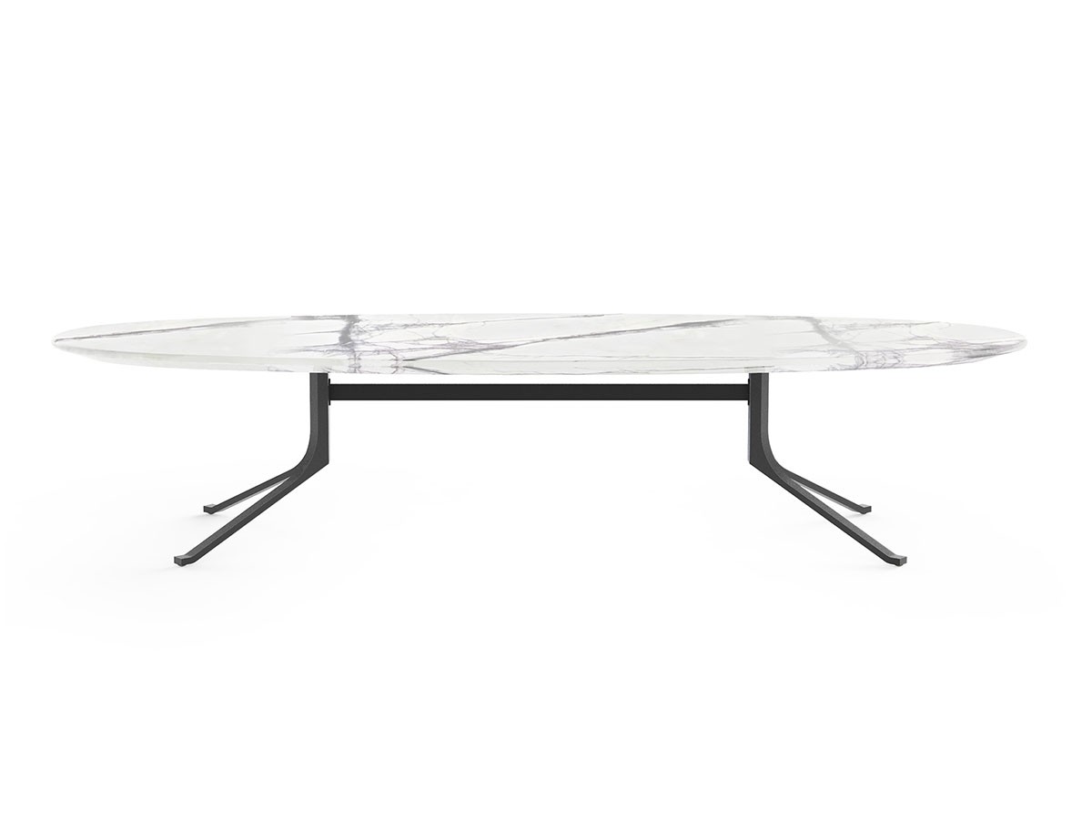 Blink Oval Coffee Table - Stone Top