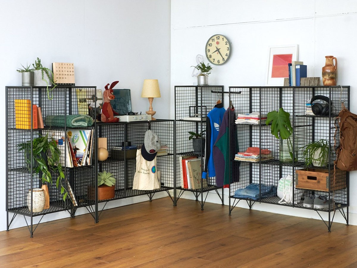 JOURNAL STANDARD FURNITURE PAXTON MESH RACK 6 GRID TALL / ジャーナルスタンダードファニチャー パクストン メッシュラック 6グリッド トール （収納家具 > ラック・シェルフ） 8