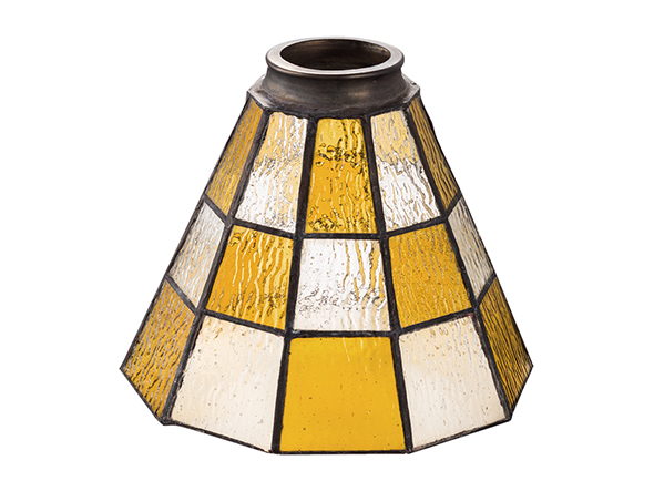 CUSTOM SERIES
4 Ceiling Lamp × Stained Glass Checker / カスタムシリーズ
4灯シーリングランプ × ステンドグラス（チェッカー） （ライト・照明 > シーリングライト） 7