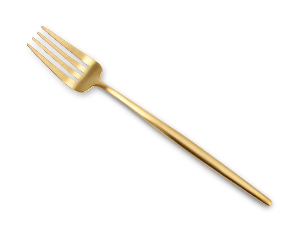 Cutipol MOON Cutlery Set / クチポール ムーン ディナー6本セット（マットゴールド） （食器・テーブルウェア > カトラリー） 4