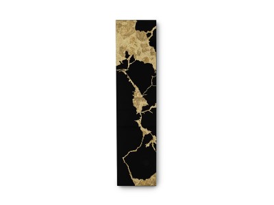 箔一 アートパネル 金継ぎ 黒 / はくいち アートパネル 金継ぎ 黒 S