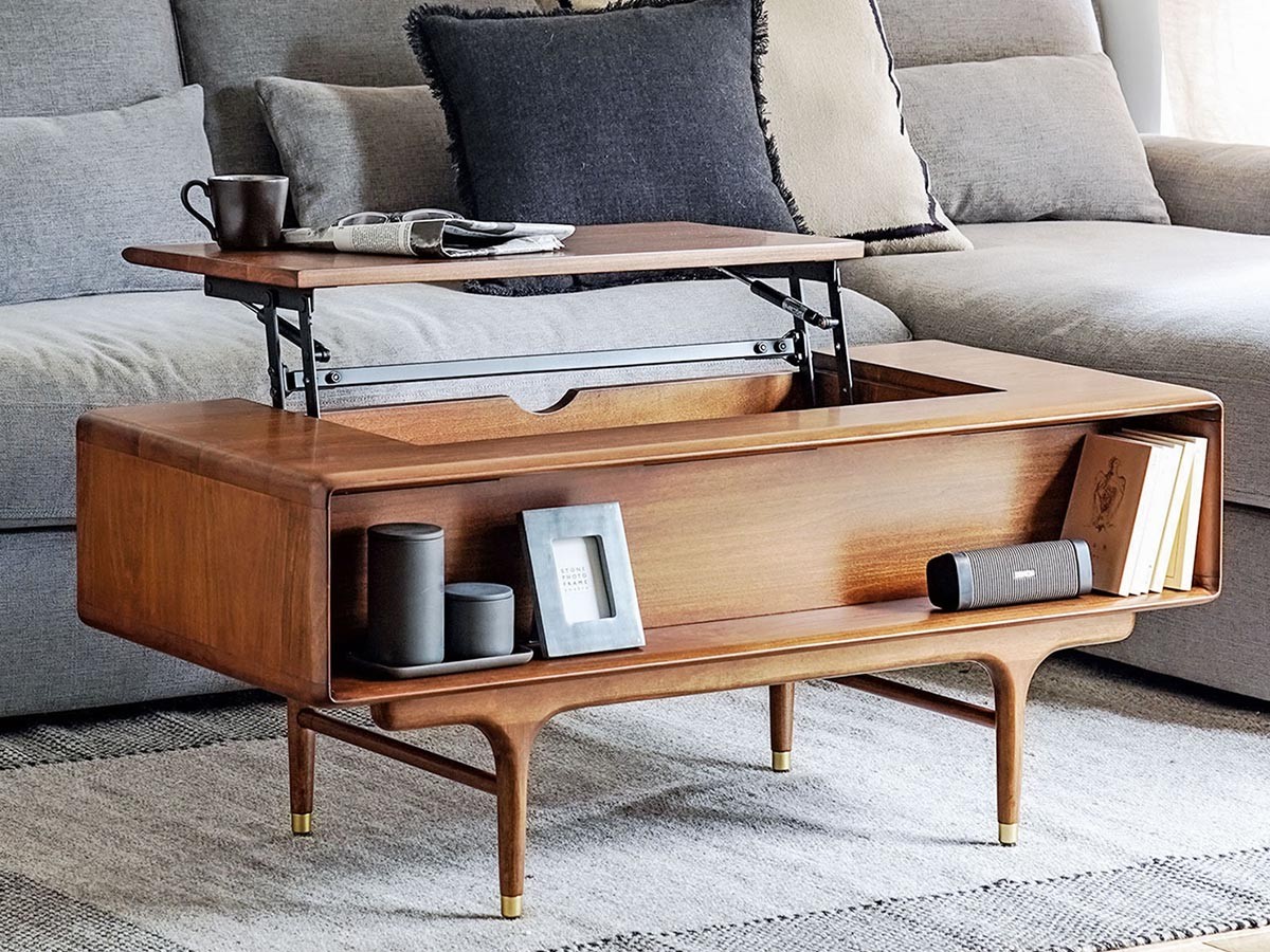 XANDER DESIGNS JULIE LIFT TOP CENTER TABLE / サンダーデザイン ジュリー リフトトップ センターテーブル （テーブル > ローテーブル・リビングテーブル・座卓） 5