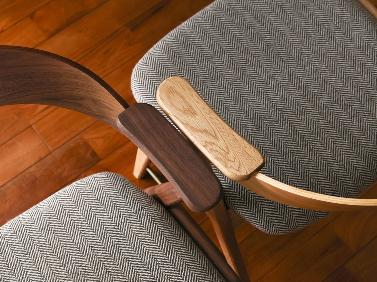 a.depeche danis short arm chair PU wood × brass / アデペシュ ダニス ショートアームチェア PU ウッド × ブラス （チェア・椅子 > ダイニングチェア） 14