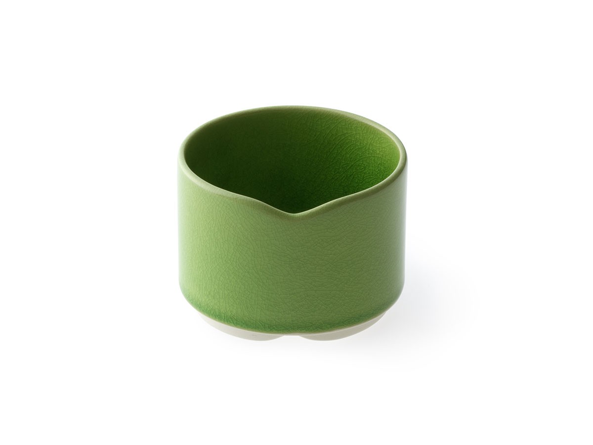 LIVING TALK GREEN CRACKLE Stacking bowl S